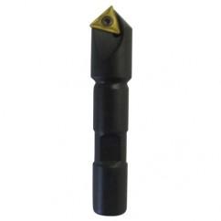 90° Point- 0.047" Min- 0.5" SH- Indexable Countersink & Chamfering Tool - Apex Tool & Supply