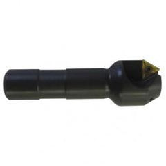 60° Point- 0.212" Min- 0.5" SH- Indexable Countersink & Chamfering Tool - Apex Tool & Supply