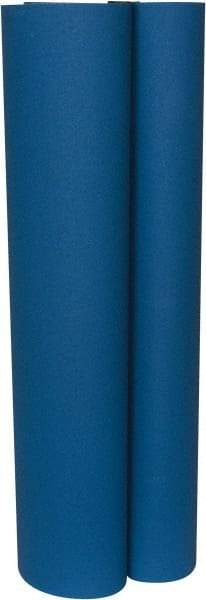 Norton - 37" Wide x 75" OAL, 80 Grit, Zirconia Alumina Abrasive Belt - Zirconia Alumina, Medium, Coated, Y Weighted Cloth Backing, Wet/Dry, Series R824 - Apex Tool & Supply
