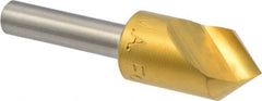 M.A. Ford - 1/2" Head Diam, 1/4" Shank Diam, 1 Flute 82° High Speed Steel Countersink - Apex Tool & Supply