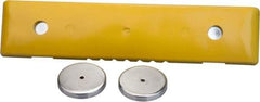 PRO-SAFE - 18" Long x 4" Wide x 1" High, Bumper - Yellow, Plastic - Apex Tool & Supply