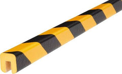 PRO-SAFE - Polyurethane Foam Type G Wall/Surface Protector - Yellow/Black, 1" High Side - Apex Tool & Supply