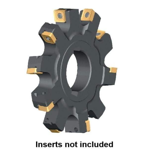 Kennametal - Arbor Hole Connection, 0.7807" Cutting Width, 2.0551" Depth of Cut, 160mm Cutter Diam, 1.5748" Hole Diam, 14 Tooth Indexable Slotting Cutter - KSSS Toolholder, SD.T 1204.. Insert, Neutral Cutting Direction - Apex Tool & Supply