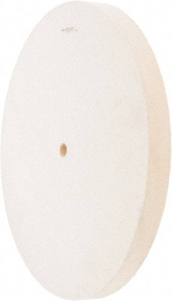 Value Collection - 10" Diam x 3/4" Thick Unmounted Buffing Wheel - 1 Ply, Polishing Wheel, 1/2" Arbor Hole, Soft Density - Apex Tool & Supply
