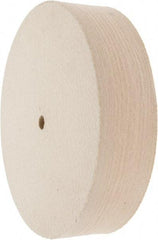 Value Collection - 8" Diam x 2" Thick Unmounted Buffing Wheel - 1 Ply, Polishing Wheel, 1/2" Arbor Hole, Hard Density - Apex Tool & Supply