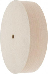 Value Collection - 8" Diam x 2" Thick Unmounted Buffing Wheel - 1 Ply, Polishing Wheel, 1/2" Arbor Hole, Medium Density - Apex Tool & Supply