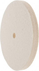 Value Collection - 6" Diam x 1/2" Thick Unmounted Buffing Wheel - 1 Ply, Polishing Wheel, 1/2" Arbor Hole, Soft Density - Apex Tool & Supply
