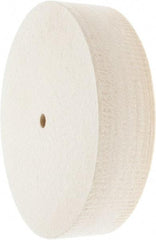 Value Collection - 8" Diam x 2" Thick Unmounted Buffing Wheel - 1 Ply, Polishing Wheel, 1/2" Arbor Hole, Soft Density - Apex Tool & Supply
