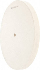 Value Collection - 10" Diam x 3/4" Thick Unmounted Buffing Wheel - 1 Ply, Polishing Wheel, 1/2" Arbor Hole, Hard Density - Apex Tool & Supply