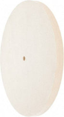 Value Collection - 12" Diam x 3/4" Thick Unmounted Buffing Wheel - 1 Ply, Polishing Wheel, 1/2" Arbor Hole, Medium Density - Apex Tool & Supply