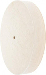 Value Collection - 12" Diam x 2" Thick Unmounted Buffing Wheel - 1 Ply, Polishing Wheel, 1/2" Arbor Hole, Soft Density - Apex Tool & Supply
