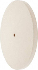 Value Collection - 12" Diam x 3/4" Thick Unmounted Buffing Wheel - 1 Ply, Polishing Wheel, 1/2" Arbor Hole, Hard Density - Apex Tool & Supply