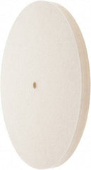 Value Collection - 12" Diam x 3/4" Thick Unmounted Buffing Wheel - 1 Ply, Polishing Wheel, 1/2" Arbor Hole, Soft Density - Apex Tool & Supply