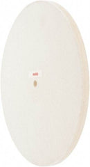 Value Collection - 12" Diam x 1/2" Thick Unmounted Buffing Wheel - 1 Ply, Polishing Wheel, 1/2" Arbor Hole, Hard Density - Apex Tool & Supply