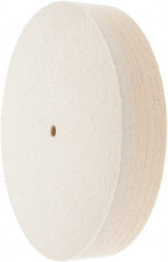 Value Collection - 10" Diam x 2" Thick Unmounted Buffing Wheel - 1 Ply, Polishing Wheel, 1/2" Arbor Hole, Soft Density - Apex Tool & Supply
