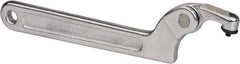 Paramount - 3/4" to 2" Capacity, Adjustable Pin Spanner Wrench - 6-3/8" OAL, 1/8" Hook Pin Height - Apex Tool & Supply