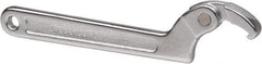 Paramount - 3/4" to 2" Capacity, Adjustable Pin Spanner Wrench - 6-3/8" OAL, 1/8" Hook Pin Height - Apex Tool & Supply