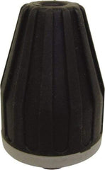 Kranzle - 4,750 psi Rotating, Brass, Ceramic, Plastic & Rubber, Turbo Pressure Washer Nozzle - 1.19mm Orifice Diam, 1/4" Thread, Female, Black & Gray - Apex Tool & Supply
