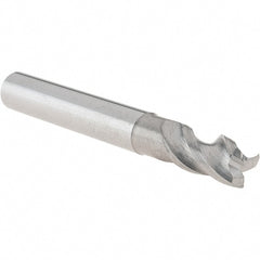 Iscar - 0.312" Diam 3 Flute Solid Carbide 0.02" Corner Radius End Mill - Apex Tool & Supply