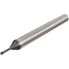 Iscar - M8x1.25 ISO, 0.2343" Cutting Diam, 3 Flute, Solid Carbide Helical Flute Thread Mill - Internal Thread, 24mm LOC, 58mm OAL, 6mm Shank Diam - Apex Tool & Supply