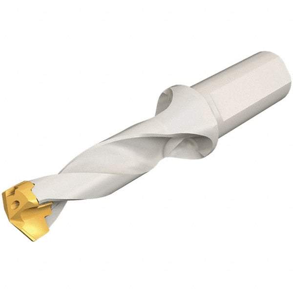 Iscar - 11 to 11.9mm Diam, 3xD, 33mm Max Depth, 16mm Shank Diam, 98.6mm OAL, Replaceable Tip Drill - IDK, IDM, IDN, IDP Insert, 11 Seat Size, DSM Toolholder, Series ChamDrillJet - Apex Tool & Supply