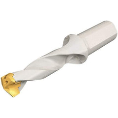 Iscar - 11 to 11.9mm Diam, 3xD, 33mm Max Depth, 16mm Shank Diam, 98.6mm OAL, Replaceable Tip Drill - IDK, IDM, IDN, IDP Insert, 11 Seat Size, DSM Toolholder, Series ChamDrillJet - Apex Tool & Supply