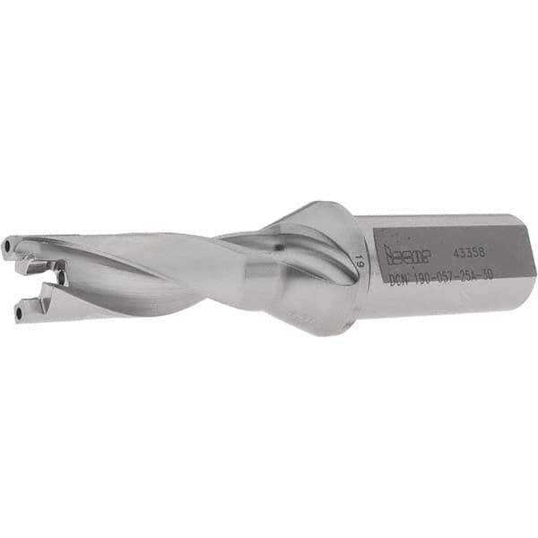 Iscar - 19mm to 19.9mm Diam, 3xD, 57mm Max Depth, 25mm Shank Diam, 143mm OAL, Replaceable-Tip Drill - FCP, ICK, ICK-2M, ICM, ICN, ICP, iCP-2M Insert, 19 Seat Size, 91104562 Toolholder, Series SumoCham - Apex Tool & Supply