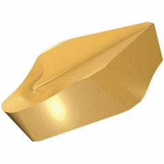 Iscar - 35V120GIPA V Grade ID5, 8mm Cutting Width Polycrystalline Diamond (PCD) Grooving Insert - 4.8mm Max Depth of Cut, Neutral, 1.2mm Corner Radius, Uncoated - Apex Tool & Supply