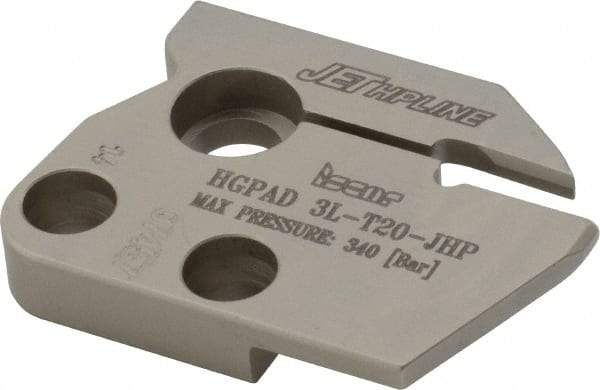 Iscar - Left Hand Cut, 3mm Insert Width, Cutoff & Grooving Support Blade for Indexables - 20mm Max Depth of Cut, 7.2mm Head Projection - Apex Tool & Supply