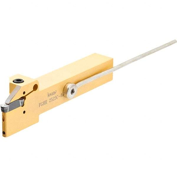 Iscar - FGHIU, Internal, Right Hand, Indexable Grooving Tool Holder - FGPA Insert Compatibility, 1.5748" Shank Width, 320mm OAL, Through Coolant - Apex Tool & Supply
