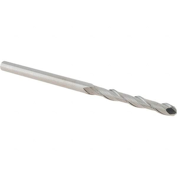 Iscar - 5mm Diam, 40mm LOC, 2 Flute Solid Carbide Ball End Mill - Uncoated, Single End, 100mm OAL, 5mm Shank Diam, Spiral Flute - Apex Tool & Supply