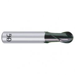 2mm x 6mm x 3mm x 50mm 2Fl  Ball Carbide End Mill - WXS - Apex Tool & Supply