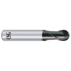 2mm x 6mm x 3mm x 50mm 2Fl  Ball Carbide End Mill - WXS - Apex Tool & Supply