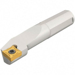 Iscar - 20mm Min Bore Diam, 180mm OAL, 16mm Shank Diam, S-SQLC Indexable Boring Bar - 45mm Max Bore Depth, QCMT 09T3.. Insert, Screw Holding Method - Apex Tool & Supply
