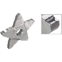 Iscar - 34L150PENTA PB Grade IC908, 1.5mm Cutting Width Carbide Grooving Insert - Left Hand, 0.07mm Corner Radius, TiAlN Finish - Apex Tool & Supply