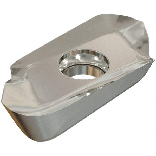 Iscar - APCR220632 HM Grade IC28 Carbide Milling Insert - Uncoated, 0.2362" Thick, 3.2mm Corner Radius - Apex Tool & Supply
