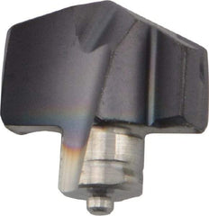 Iscar - Series ICP, 0.268" Diam Grade IC908 140° Replaceable Drill Tip - Carbide, TiAlN Finish, 6.5 Seat Size, Through Coolant - Apex Tool & Supply