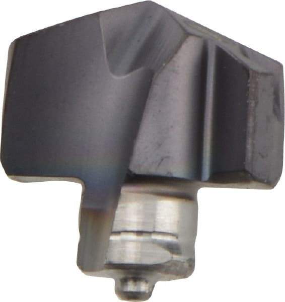 Iscar - Series ICP, 0.26" Diam Grade IC908 140° Replaceable Drill Tip - Carbide, TiAlN Finish, 6.5 Seat Size, Through Coolant - Apex Tool & Supply