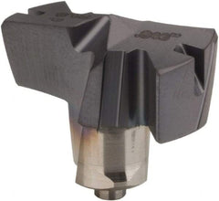 Iscar - Series FCP, 0.846" Diam Grade IC908 Replaceable Drill Tip - Carbide, TiAlN Finish, 21 Seat Size, Through Coolant - Apex Tool & Supply