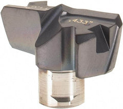 Iscar - Series FCP, 0.433" Diam Grade IC908 Replaceable Drill Tip - Carbide, TiAlN Finish, 11 Seat Size, Through Coolant - Apex Tool & Supply