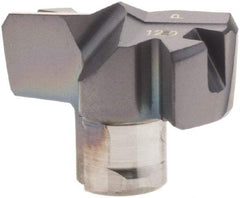 Iscar - Series FCP, 0.472" Diam Grade IC908 Replaceable Drill Tip - Carbide, TiAlN Finish, 12 Seat Size, Through Coolant - Apex Tool & Supply