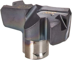 Iscar - Series FCP, 0.453" Diam Grade IC908 Replaceable Drill Tip - Carbide, TiAlN Finish, 11 Seat Size, Through Coolant - Apex Tool & Supply
