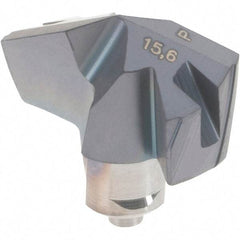Iscar - Series ICP-2M, 0.614" Diam Grade IC908 140° Replaceable Drill Tip - Carbide, TiAlN Finish, 15 Seat Size, Through Coolant - Apex Tool & Supply