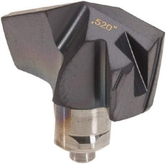 Iscar - Series ICP-2M, 0.52" Diam Grade IC908 140° Replaceable Drill Tip - Carbide, TiAlN Finish, 13 Seat Size, Through Coolant - Apex Tool & Supply