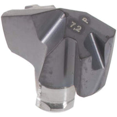 Iscar - Series ICP, 0.283" Diam Grade IC908 140° Replaceable Drill Tip - Carbide, TiAlN Finish, 7 Seat Size, Through Coolant - Apex Tool & Supply