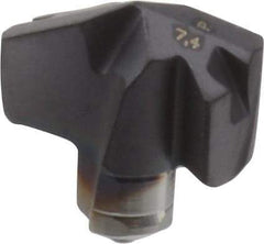 Iscar - Series ICP, 0.291" Diam Grade IC908 140° Replaceable Drill Tip - Carbide, TiAlN Finish, 7 Seat Size, Through Coolant - Apex Tool & Supply