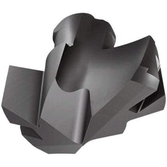 Iscar - Series ICK, 0.87" Diam Grade IC908 140° Replaceable Drill Tip - Carbide, TiAlN Finish, 22 Seat Size, Through Coolant - Apex Tool & Supply