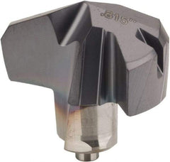 Iscar - Series ICK, 0.815" Diam Grade IC908 140° Replaceable Drill Tip - Carbide, TiAlN Finish, 20 Seat Size, Through Coolant - Apex Tool & Supply