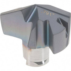 Iscar - Series ICM, 0.791" Diam Grade IC908 140° Replaceable Drill Tip - Carbide, TiAlN Finish, 20 Seat Size, Through Coolant - Apex Tool & Supply