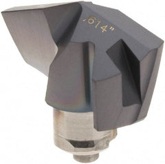 Iscar - Series ICM, 0.614" Diam Grade IC908 140° Replaceable Drill Tip - Carbide, TiAlN Finish, 15 Seat Size, Through Coolant - Apex Tool & Supply
